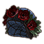 Crimson Garden Flower Hat icon